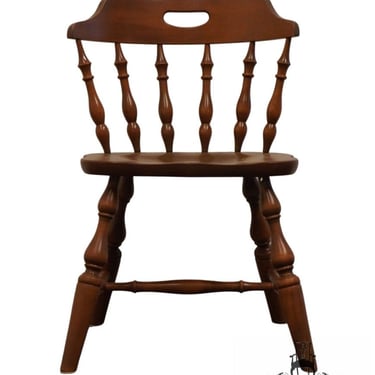 TEMPLE STUART Solid Hard Rock Maple Colonial Early American Dining Side Chair 108 - Rockport Finish 