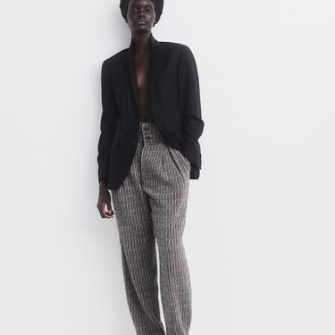 1980s Issey Miyake Woven Wool Trousers