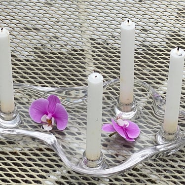 Pipsan Saarinen Glass Flower Floater Candleholder 