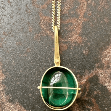 Hilary Finck Designs | Teal Tourmaline Pendant