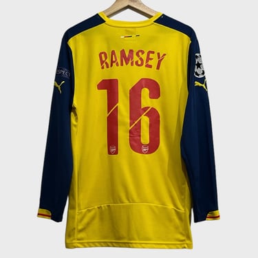 2014/15 Aaron Ramsey Arsenal Gunners UCL Away Jersey M