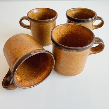 Set of 4 McCoy Stoneware Mugs