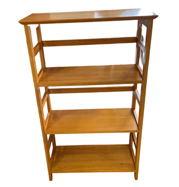 3 Shelf Bookcase<br />Solid Wood<br />W 26 x D 12 x H 42