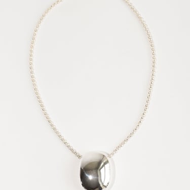 Large Blowblow Chain Necklace in Silver