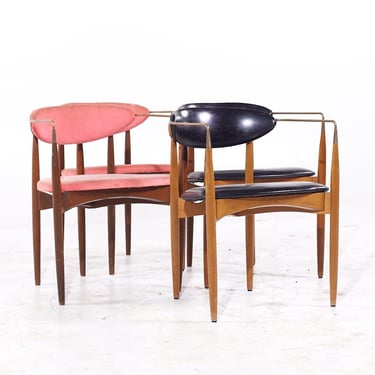 Dan Johnson for Selig Viscount Mid Century Chairs - Set of 4 - mcm 