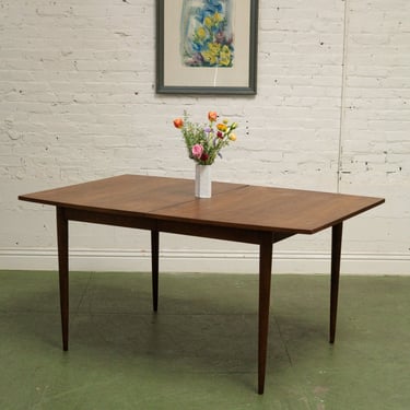 Walnut Dining Table with one leaf