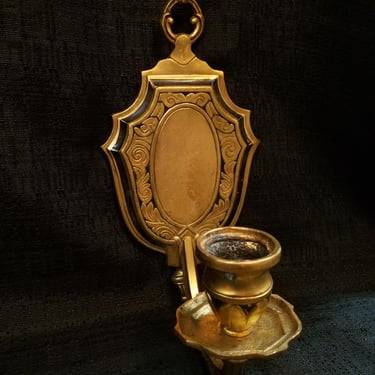 Vintage Brass Sconce NOT wired