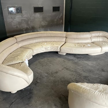 Vladimir Kagan for Directional Serpentine Sectional Sofa 