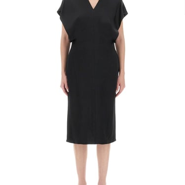 Stella Mccartney Women Midi Dress With Wing Sleeves