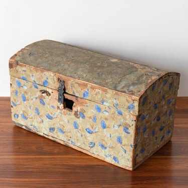 Antique Paper Covered Chest