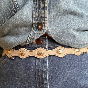 Texan Vtg Leather Belt | S/M