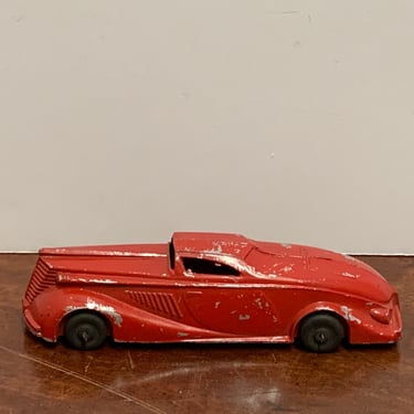 Antique Manoil No. 704 Original Paint and Wheels Red Car 