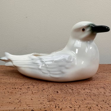 Vintage Ceramic Seagull Planter 