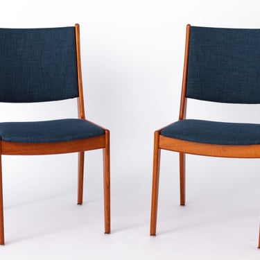 2 Danish teak wood chairs by Johannes Andersen Uldum Møbelfabrik 1960s 