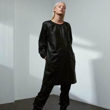 Just Female Roxy Shirt Dress - Black on Garmentory