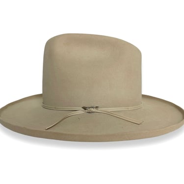 Vintage STETSON Cowboy Hat ~ size 7 1/4 ~ Pencil Curl ~ Western Fedora ~ Wide Brim ~ 5X Beaver Fur Felt ~ Rancher / Open Road 