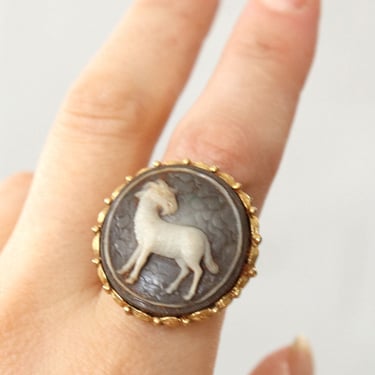 1970s Capricorn Ring