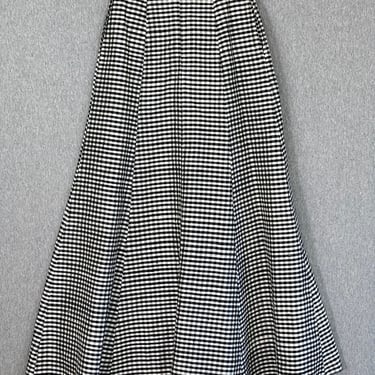 1990s, ABS Evening, Silk Shantung, Maxi Skirt, Size 2, by Allen Schwartz, Fully Lined, Pockets. 