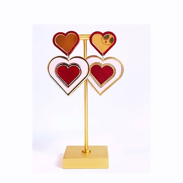 Sample Sale Pink &amp; Red Double Hearts