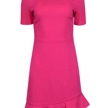 Diane von Furstenberg - Hot Pink Sheath Dress Sz 4