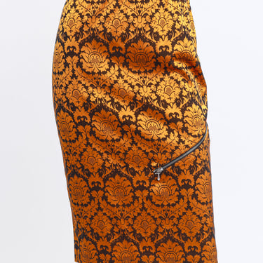 1997 S/S Damask Zipper Pencil Skirt