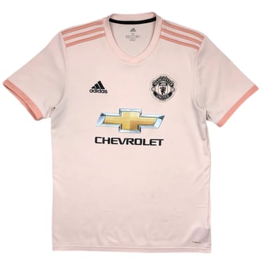 2018 Adidas Manchester United Football Club Pink Away Shirt Soccer Kit/Jersey Size Medium/Large 