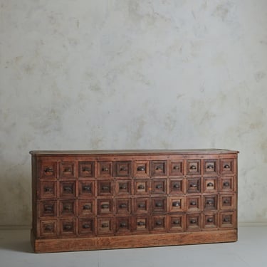 Antique French Oak + Pine Chest of Drawers