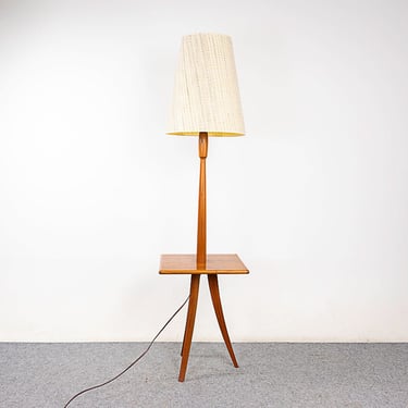 Teak Danish Floor Lamp - (D1104) 