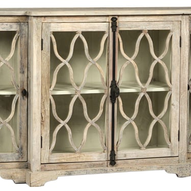 MONTHLY SPECIAL PRICING! Reclaimed Pine Wood Sideboard with Mirror Doors from Terra Nova Designs Los Angeles 