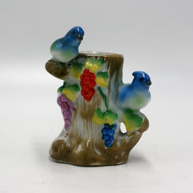 vintage bluebird vase made in Japan 