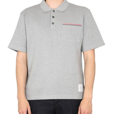 Thom Browne Men Cotton Polo