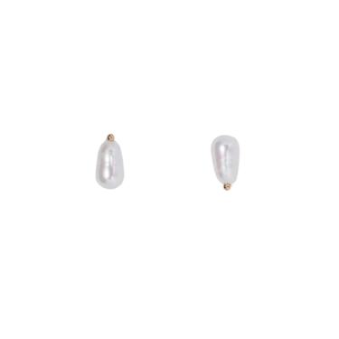 Irregular Pearl Earrings — WWAKE Trunk Show