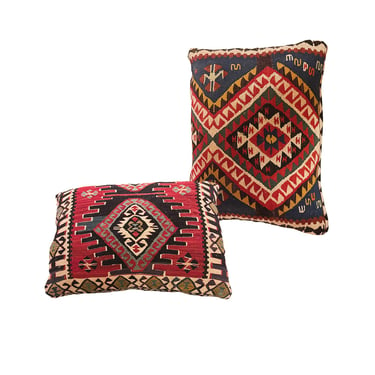 Turkish Kilim Pillows - a Pair