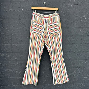 Striped 70s Flare Pants