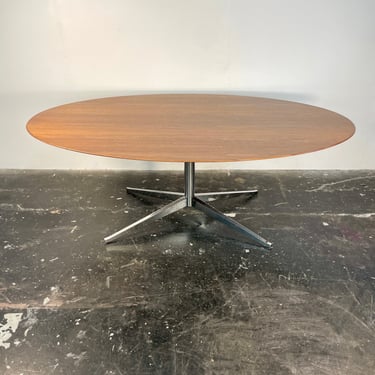 Florence Knoll Dining Table or Conference Table in Walnut