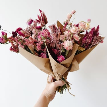 PRE-ORDER Valentine's Day 2024 Dried Arrangements by Pansy Floral