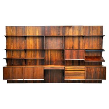 Rosewood Cado Modular Wall System by Poul Cadovius 
