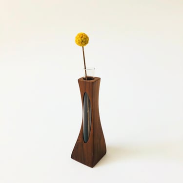 Wood Bud Vase 