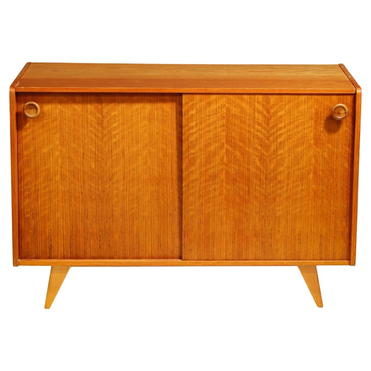 Mid century cabinet U452 by Jiří Jiroutek for Interiér Praha, Czechoslovakia, 1960s 