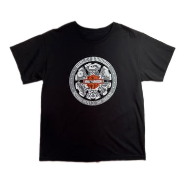 Vintage Harley Davidson T-Shirt Engine Motor Original