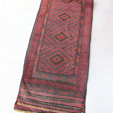 Turkish Vintage Kilim Runner Rug 