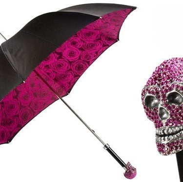 ROSES SKULL HEAD UMBRELLA