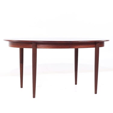 Gudme Møbelfabrik Mid Century Danish Rosewood Expanding Dining Table with 2 Leaves - mcm 