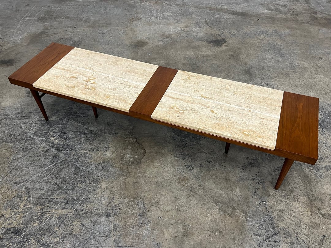 American Of Martinsville MidCentury Modern Coffee Table With