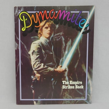 Luke Skywalker in 1980 Dynamite Magazine - The Empire Strikes Back - Star Wars - Children's Vintage Periodical 