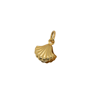 Vintage 14k Pearl Sea Shell Charm