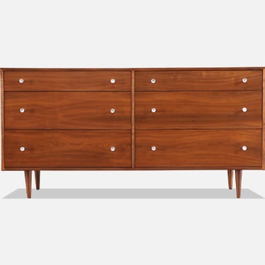 Milo Baughman Modernist Walnut Dresser for Glenn of California