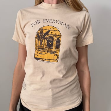 For Everyman Wood Cut Art tee