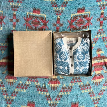 Vintage 1970s Jersild Cardigan Sweater w/Box 