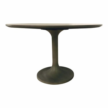Mod Gray Wood and Metal Indoor/Outdoor Dining Table
